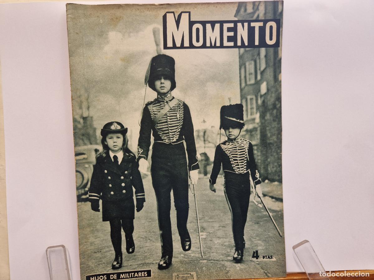 Coleccionismo de revistas y peri&oacute;dicos: REVISTA. MOMENTO. HIJOS DE MONITORES. 29 DE ENERO. 1953
