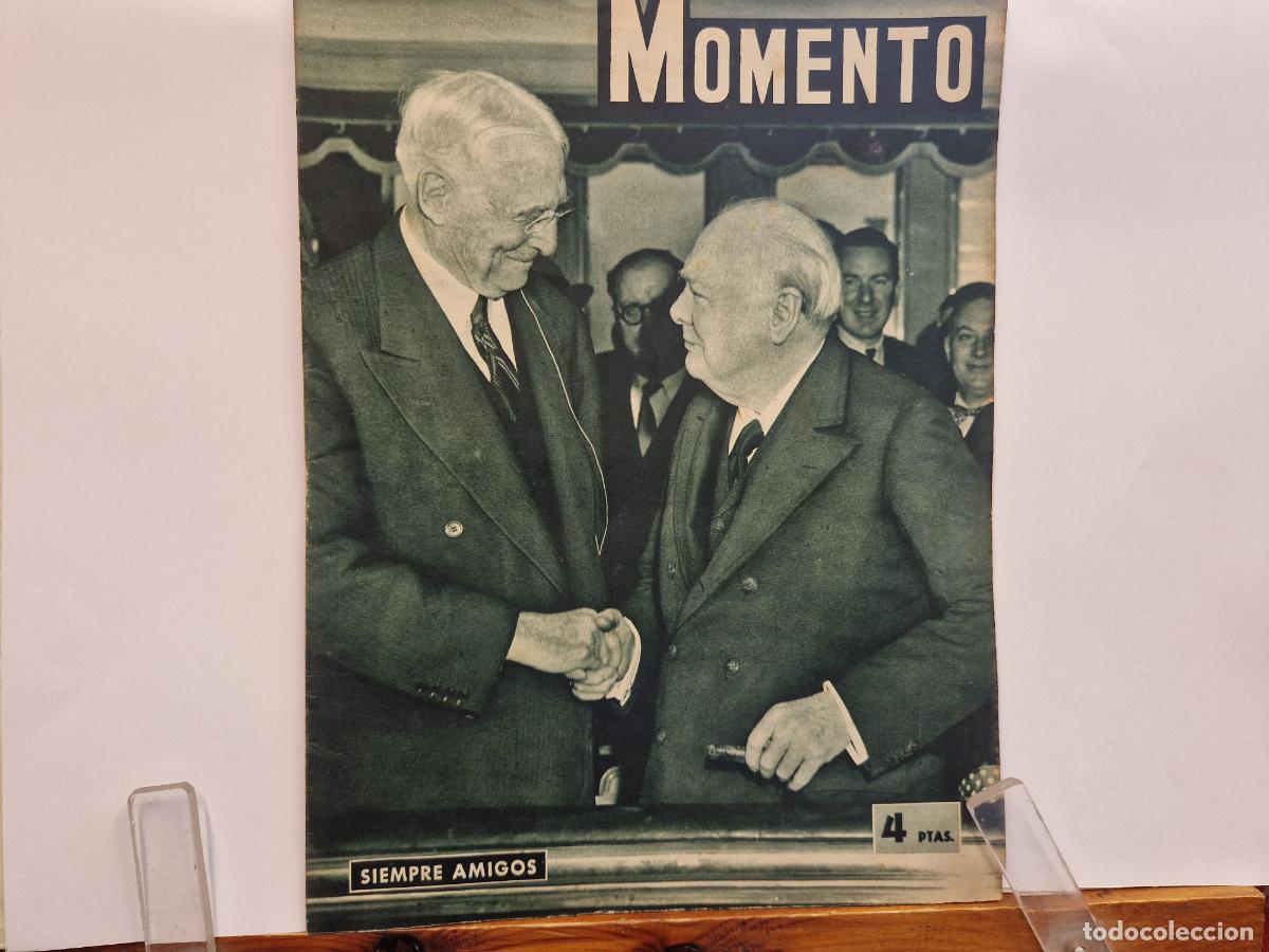 Coleccionismo de revistas y peri&oacute;dicos: REVISTA. MOMENTO. SIEMPRE AMIGOS. 15 DE ENERO 1953