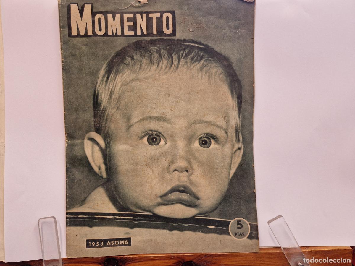 Coleccionismo de revistas y peri&oacute;dicos: REVISTA. MOMENTO. 1953 ASOMA. LA PALABRA DEL PAPA. 1 ENERO 1953