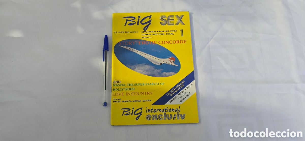 Coleccionismo de revistas y peri&oacute;dicos: REVISTA PARA ADULTOS BIG SEX 1
