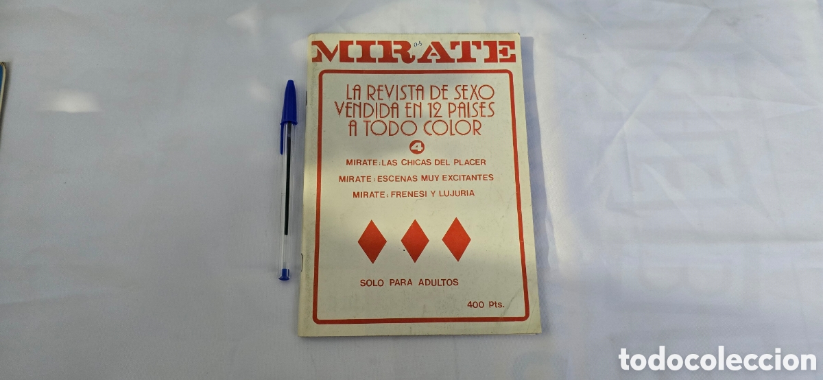 Collectionnisme de Revues et Journaux: REVISTA PARA ADULTOS MIRATE 4