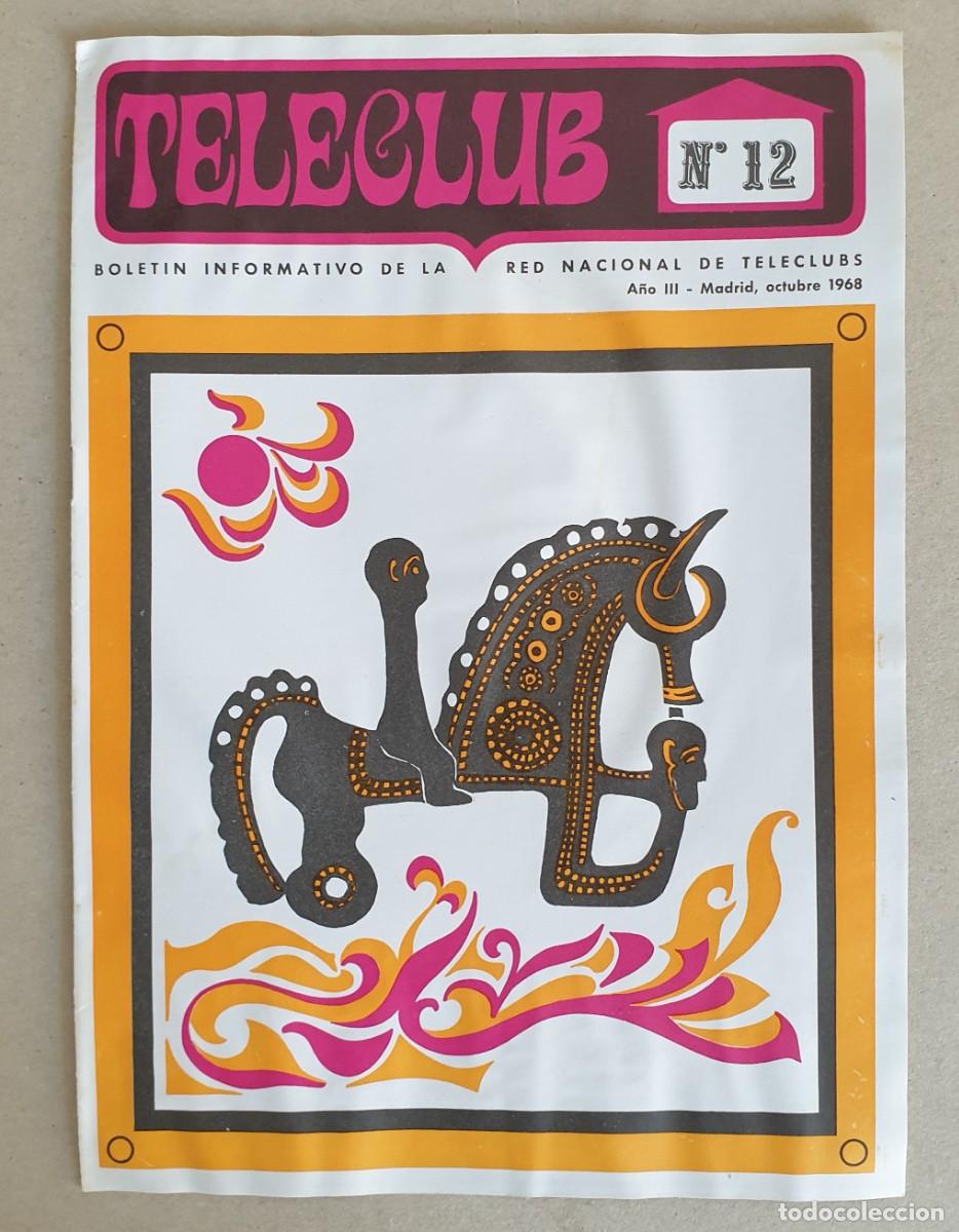 Coleccionismo de revistas y peri&oacute;dicos: Teleclub, Bolet&iacute;n informativo. A&ntilde;o III. Octubre 1968. N&ordm; 12