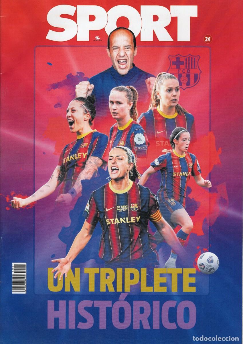 Coleccionismo de revistas y peri&oacute;dicos: TC38/ REVISTA SPORT. UN TRIPLETE HIST&Oacute;RICO. BAR&Ccedil;AFEMENINO TEMP. 2020-21