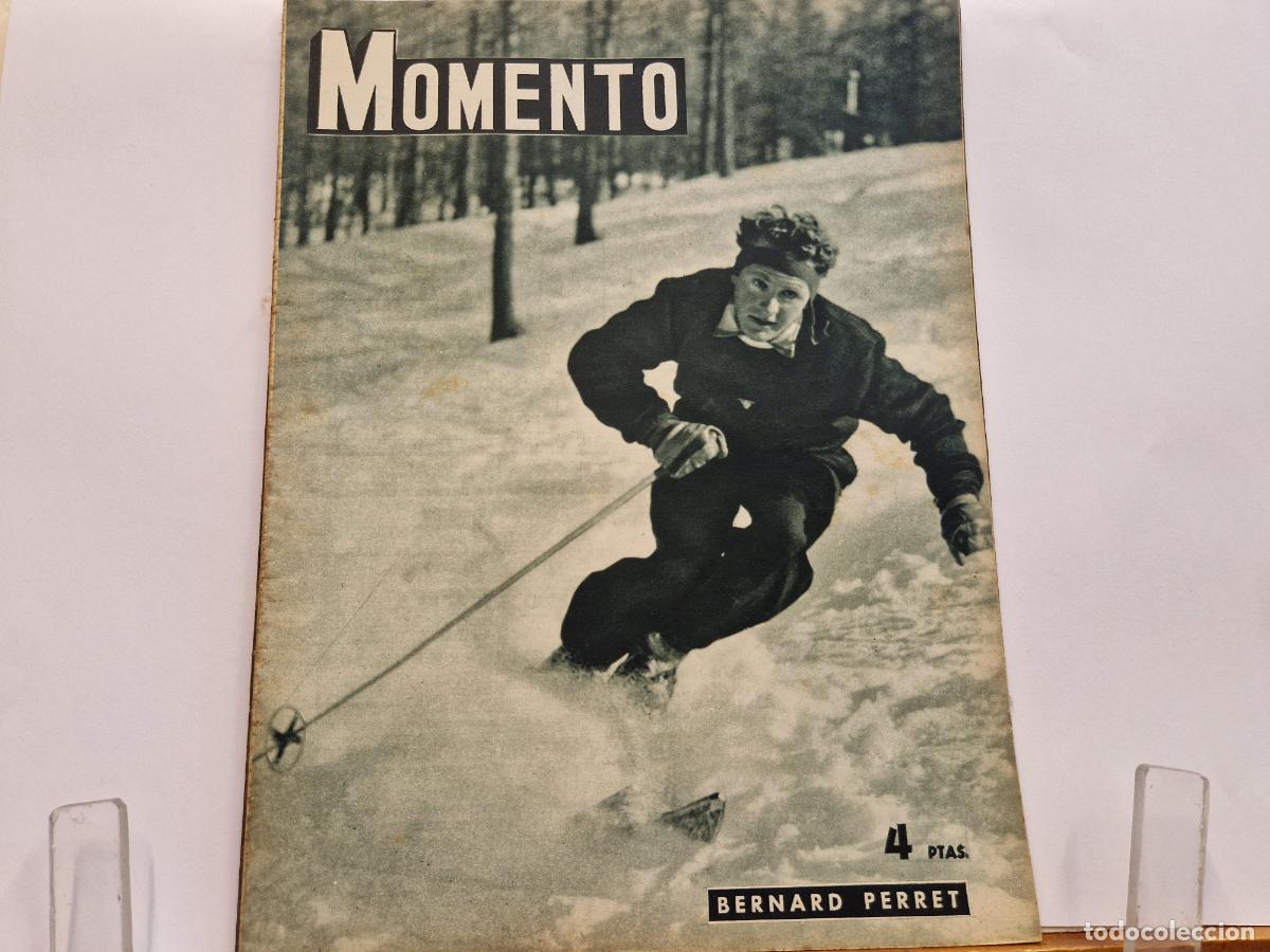 Coleccionismo de revistas y peri&oacute;dicos: REVISTA. MOMENTO. BERNARD PERRET. 26 DE MARZO 1953