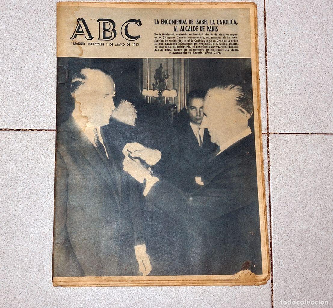 Coleccionismo de revistas y peri&oacute;dicos: ABC Miercoles 01 Mayo 1963
