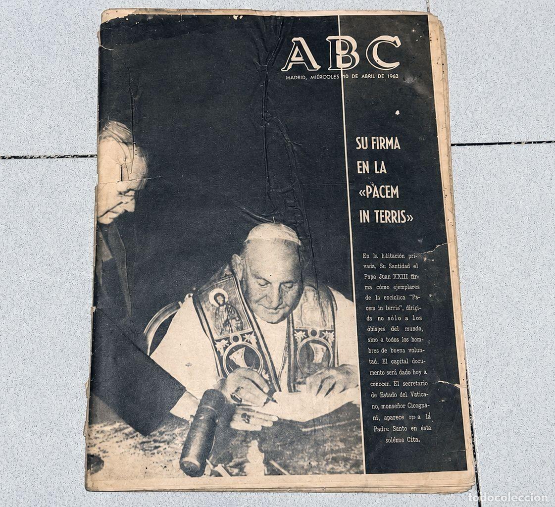 Coleccionismo de revistas y peri&oacute;dicos: ABC Miercoles 10 Abril 1963
