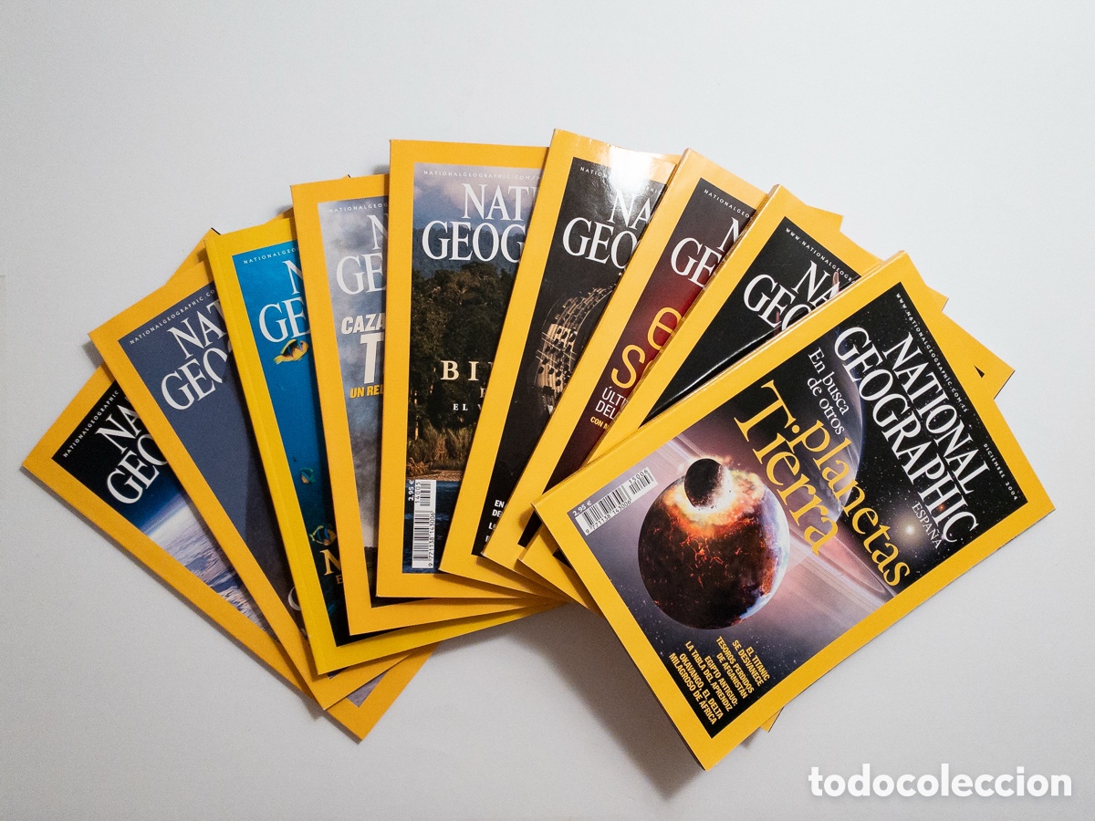 Sammeln von Zeitschriften und Zeitungen: National Geographic A&ntilde;o 2004 (incompleta)