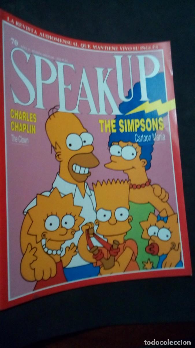 Collezionismo di Riviste e Giornali: SPEAK UP N&ordm; 70-PORTADA LOS SIMPSONS-THE SIMPSONS-COMO NUEVA