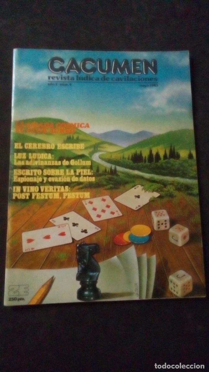 Coleccionismo de revistas y peri&oacute;dicos: CACUMEN-M&Iacute;TICA REVISTA LUDICA - INGENIO, JUEGOS Y HUMOR - N&ordm; 4 / 1983 - EDITA ZUGARTO EDICIONES