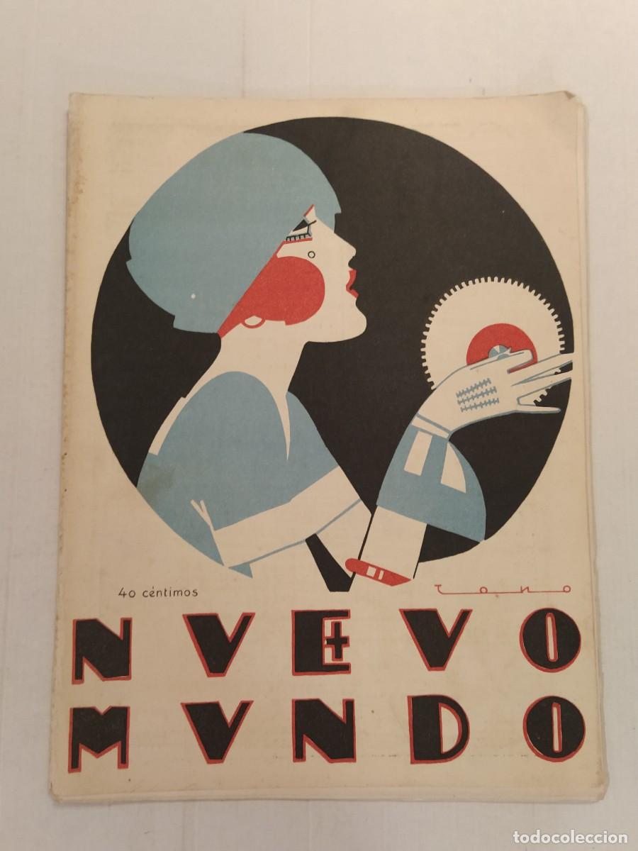 Coleccionismo de revistas y peri&oacute;dicos: NUEVO MUNDO-A&Ntilde;O 1920-SUBMARINO MAHON-TERRORISMO BARCELONA BOMBA MUSIC HALL-HIPODROMO LASARTE ETC