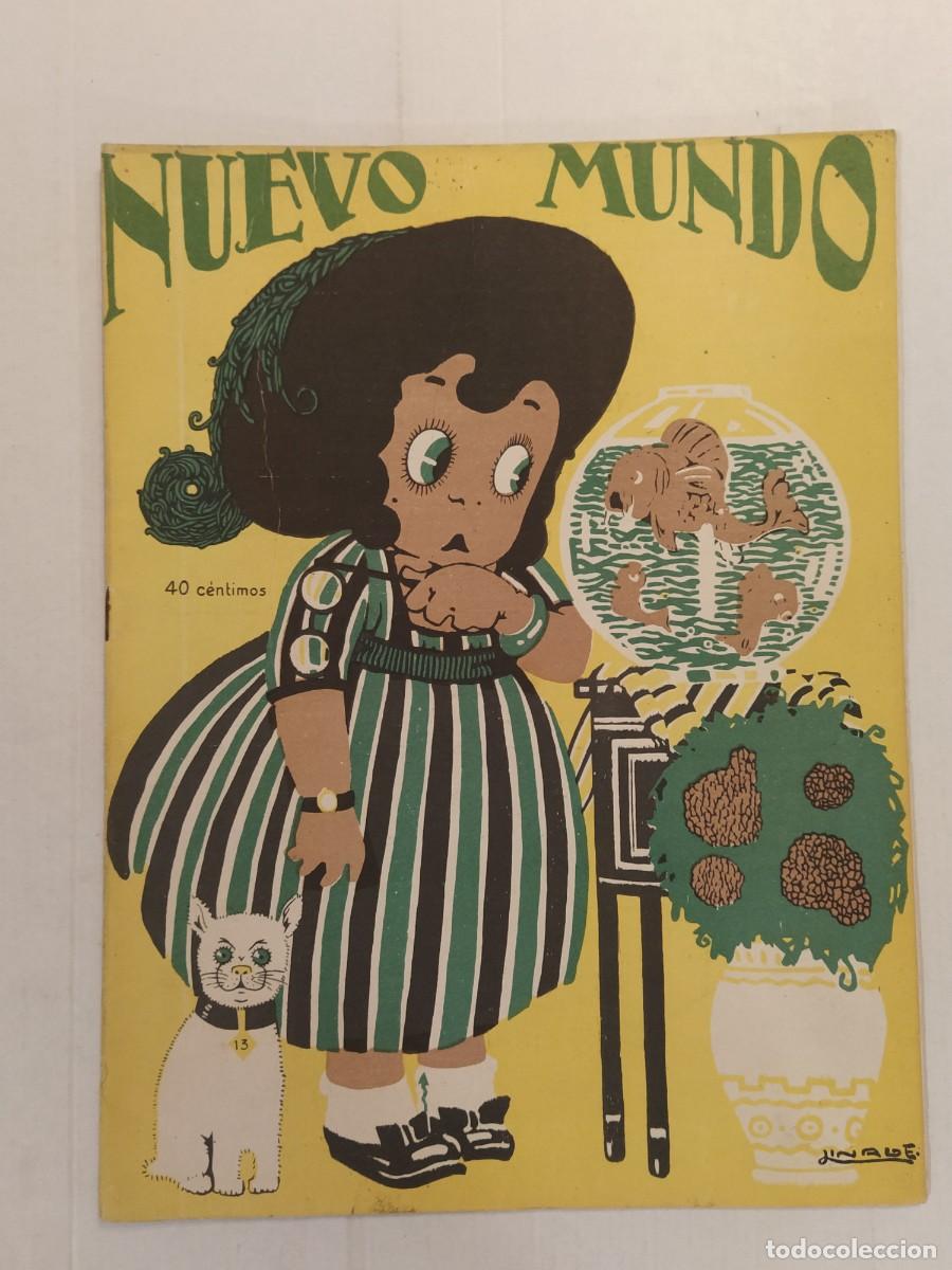 Coleccionismo de revistas y peri&oacute;dicos: NUEVO MUNDO-A&Ntilde;O 1921-EL GORDO-MARRUECOS-VALLADOLID COLON-REGULARES LARACHE-JOYERIA LOPEZ Y FERANDEZ