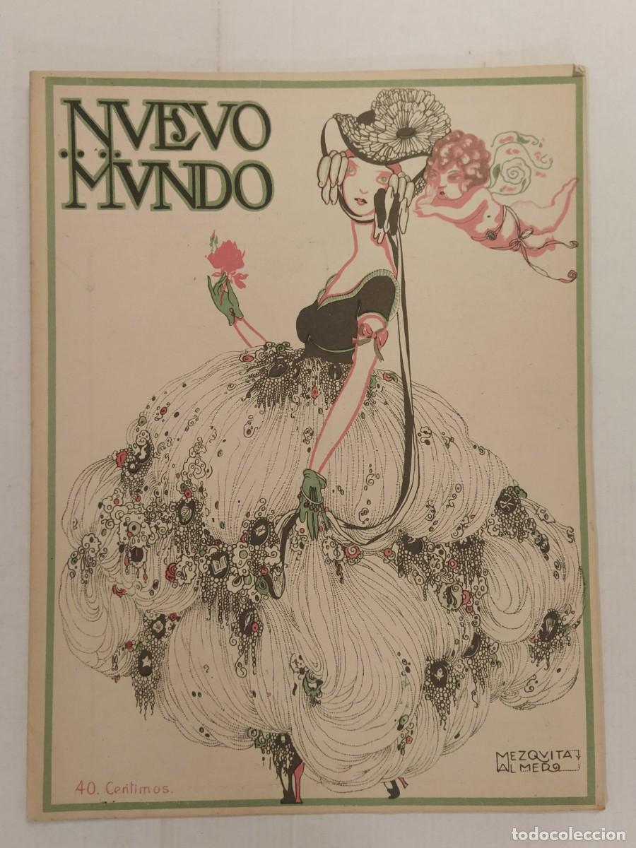 Coleccionismo de revistas y peri&oacute;dicos: NUEVO MUNDO-A&Ntilde;O 1921-MEZQUITA ALMER-RELOJ OMEGA-GRAL SANJURJO-ESCANDALO FARMACIAS-PORTUGAL VS ESPA&Ntilde;A