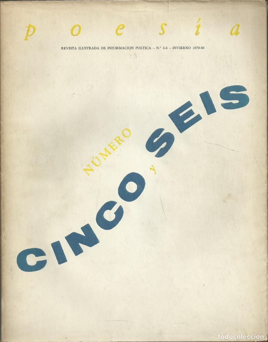 Coleccionismo de revistas y peri&oacute;dicos: Revista Poes&iacute;a. Ministerio de Cultura, n&uacute;mero doble 5 - 6