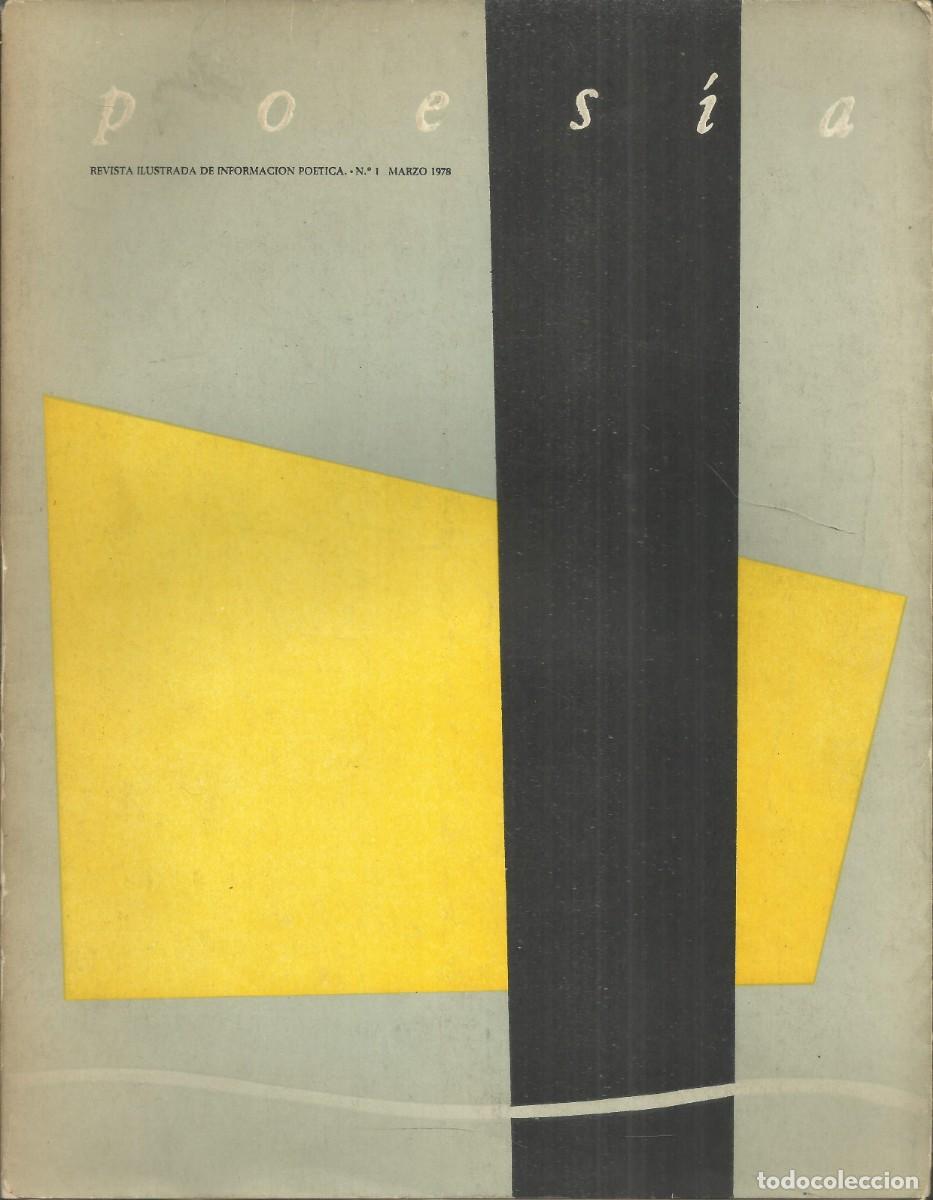 Coleccionismo de revistas y peri&oacute;dicos: Revista Poes&iacute;a n&uacute;mero 1. Ministerio de Cultura