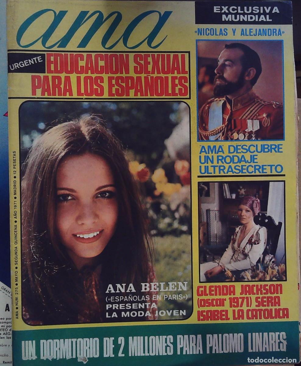 Coleccionismo de revistas y peri&oacute;dicos: RECORTE PORTADA ANA BELEN GLENDA JACKSON NICOLAS Y ALEJANDRA MICHAEL JAYSTON