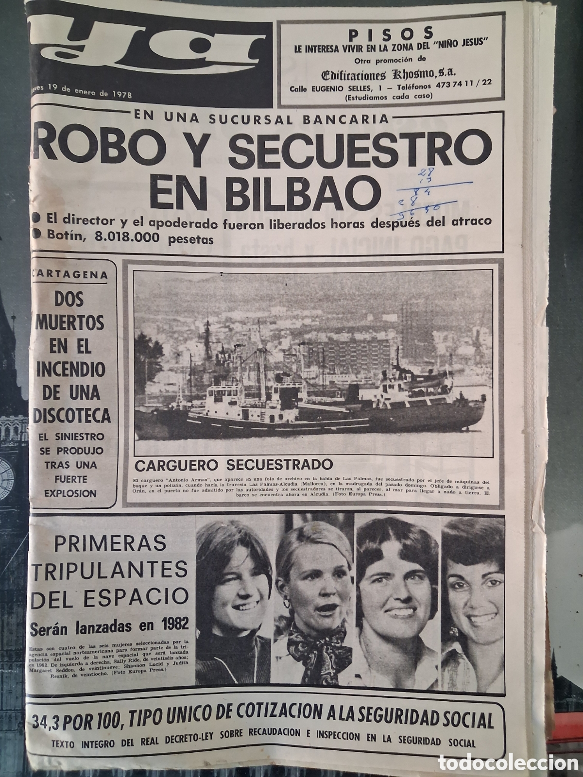 Collection Magazines and Newspapers: Diario Ya 19/01/1978