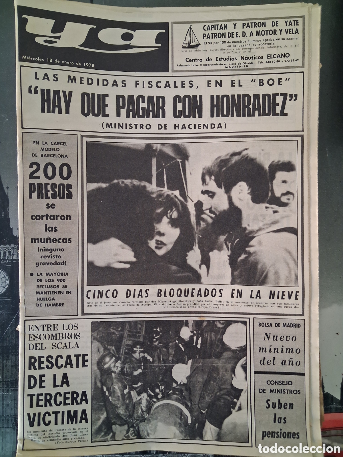 Sammeln von Zeitschriften und Zeitungen: Diario Ya 18/01/1978