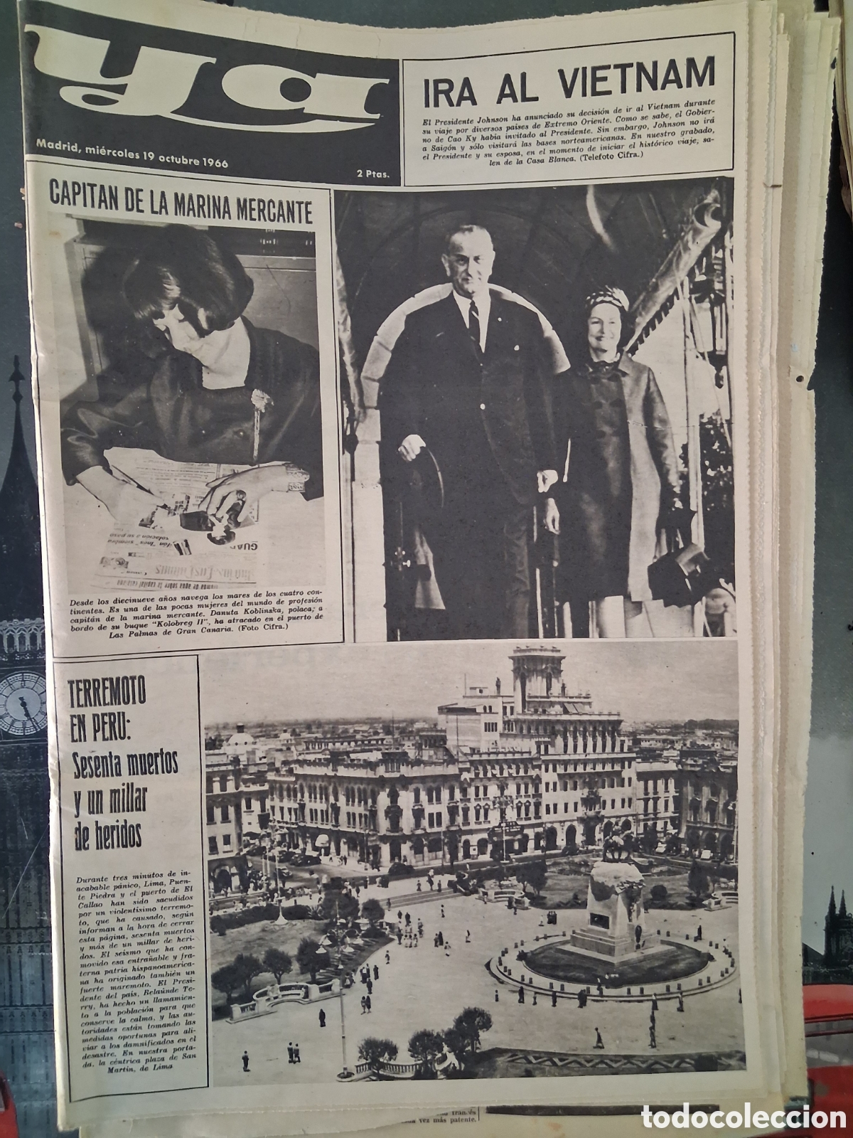 Coleccionismo de revistas y peri&oacute;dicos: Diario Ya 19/10/1966
