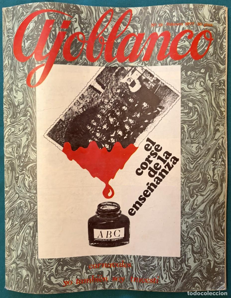 Sammeln von Zeitschriften und Zeitungen: RVAJ019, AJOBLANCO, NUMERO 19, CARNAVALES, YO TAMBIEN SOY TRAVESTI, FEBRERO 1977