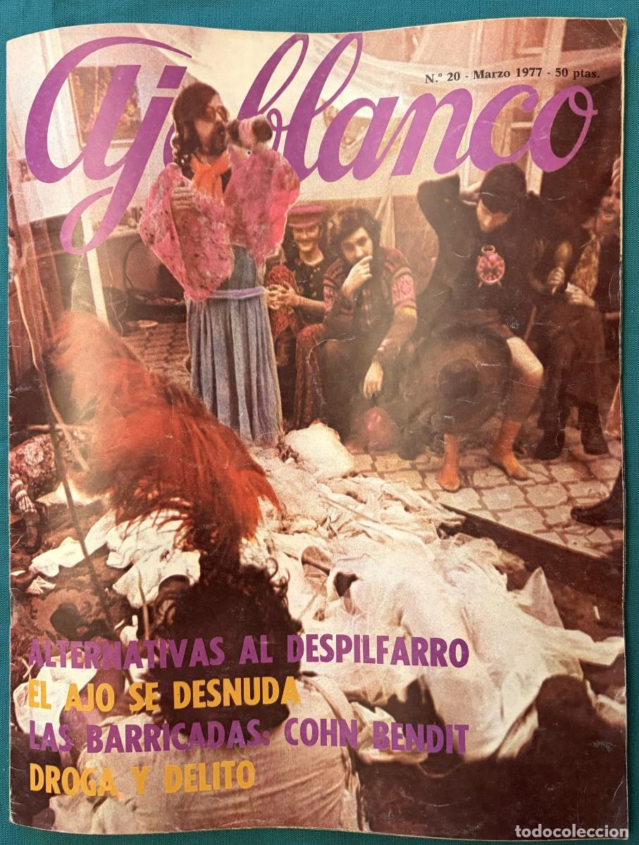 Sammeln von Zeitschriften und Zeitungen: RVAJ020, AJOBLANCO, NUMERO 20, LAS BARRICADA: COHN-BENDIT, MARZO 1977