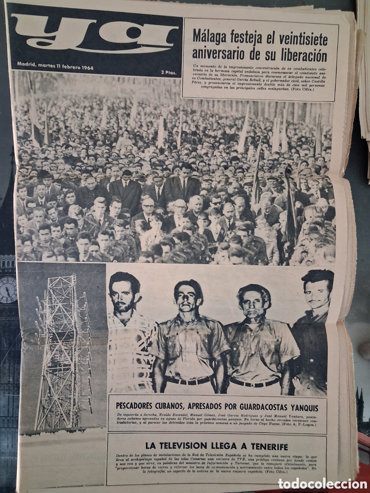 Sammeln von Zeitschriften und Zeitungen: Diario Ya 11/02/1964