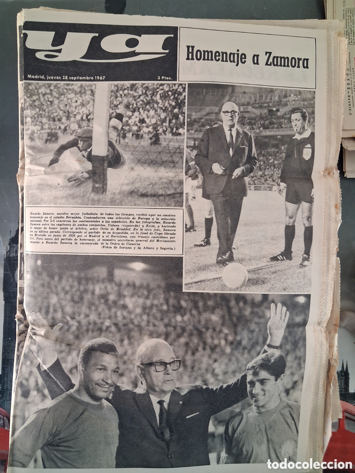 Coleccionismo de revistas y peri&oacute;dicos: Diario Ya 28/09/1967