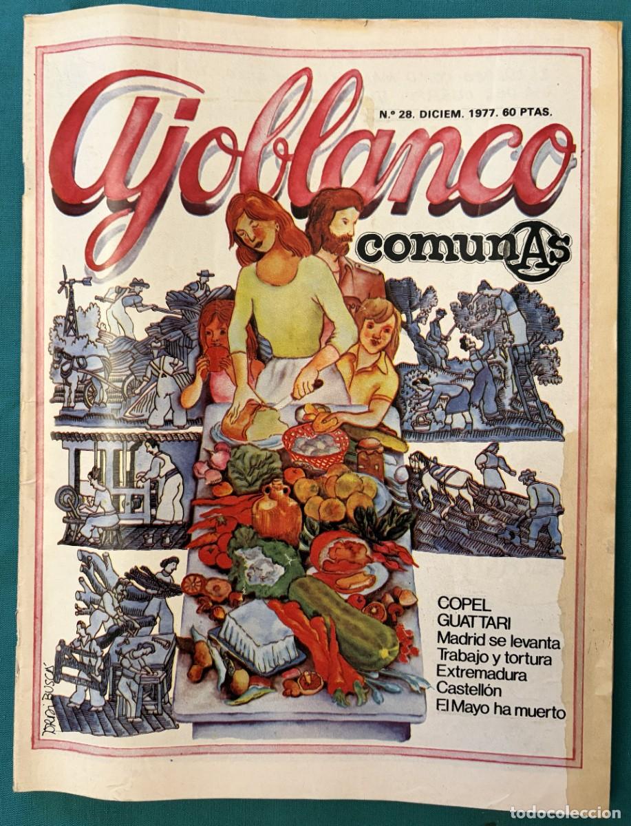 Coleccionismo de revistas y peri&oacute;dicos: RVAJ028, AJOBLANCO, NUMERO 28, COPEL, GUATTARI, TRABAJO Y TORTURA, EL MAYO HA MUERTO, DICIEMBRE 1977