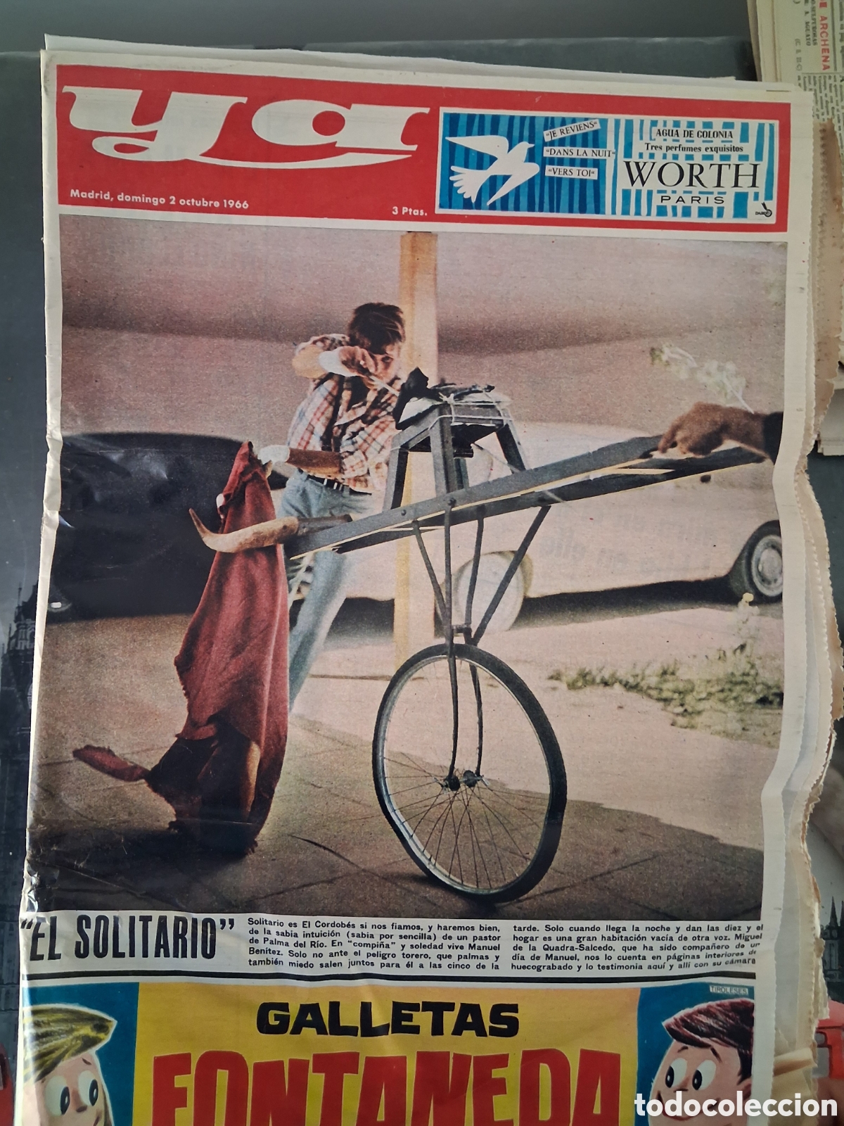 Coleccionismo de revistas y peri&oacute;dicos: Diario Ya 02/10/1966