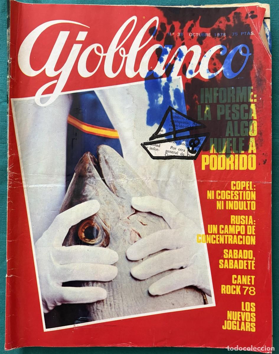 Coleccionismo de revistas y peri&oacute;dicos: RVAJ038, AJOBLANCO, NUMERO 38, COPEL, CANET ROCK 78, LOS NUEVOS JOGLARS, OCTUBRE 1978
