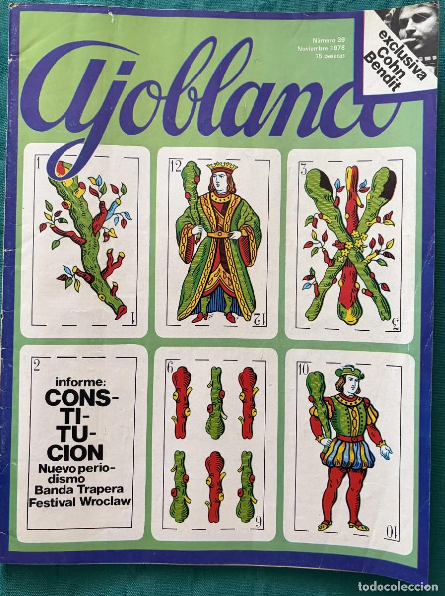 Coleccionismo de revistas y peri&oacute;dicos: RVAJ039, AJOBLANCO, NUMERO 39, COHN-BENDIT, CONSTITUCION, BANDA TRAPERA, FESTIVAL WROCLAW, NOVIEMBRE