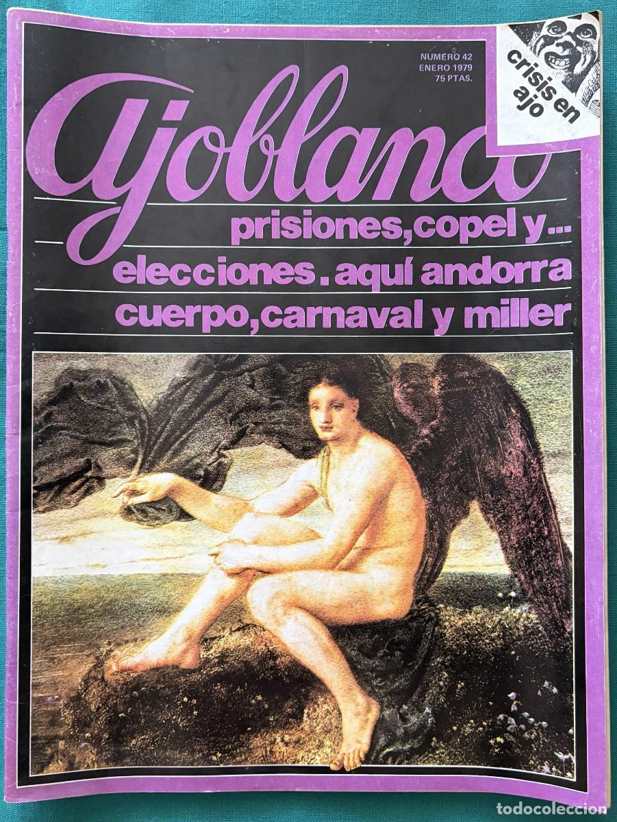 Coleccionismo de revistas y peri&oacute;dicos: RVAJ042, AJOBLANCO, NUMERO 42, PRISIONES, COPEL Y &hellip; ELECCIONES, CUERPO, CARNAVAL Y MILLER, ENERO 197