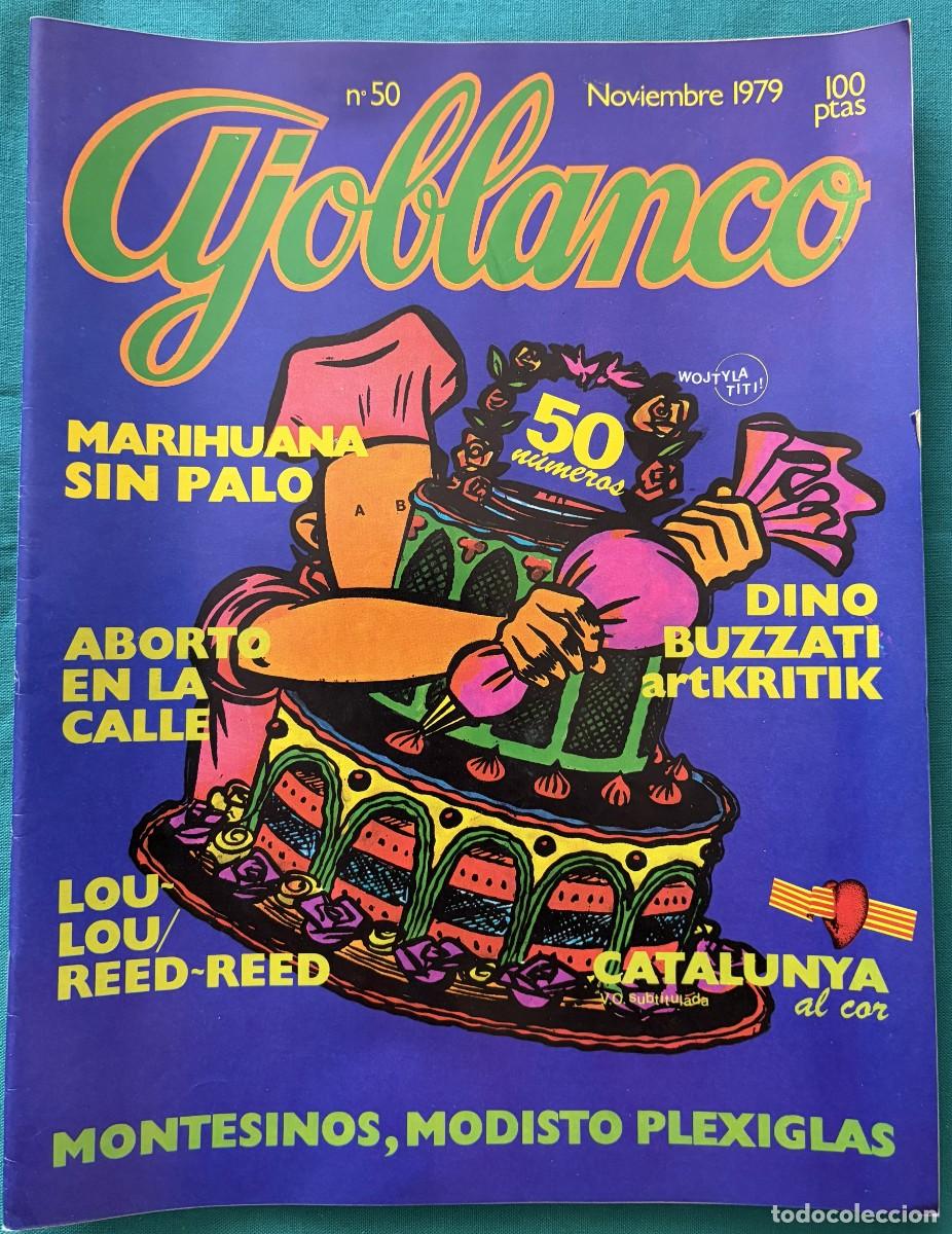 Coleccionismo de revistas y peri&oacute;dicos: RVAJ050-1, AJOBLANCO, NUMERO 50, MARIHUANA SIN PALO, DINO BUZZATI, LOU REED, ABORTO EN LA CALLE, NOV