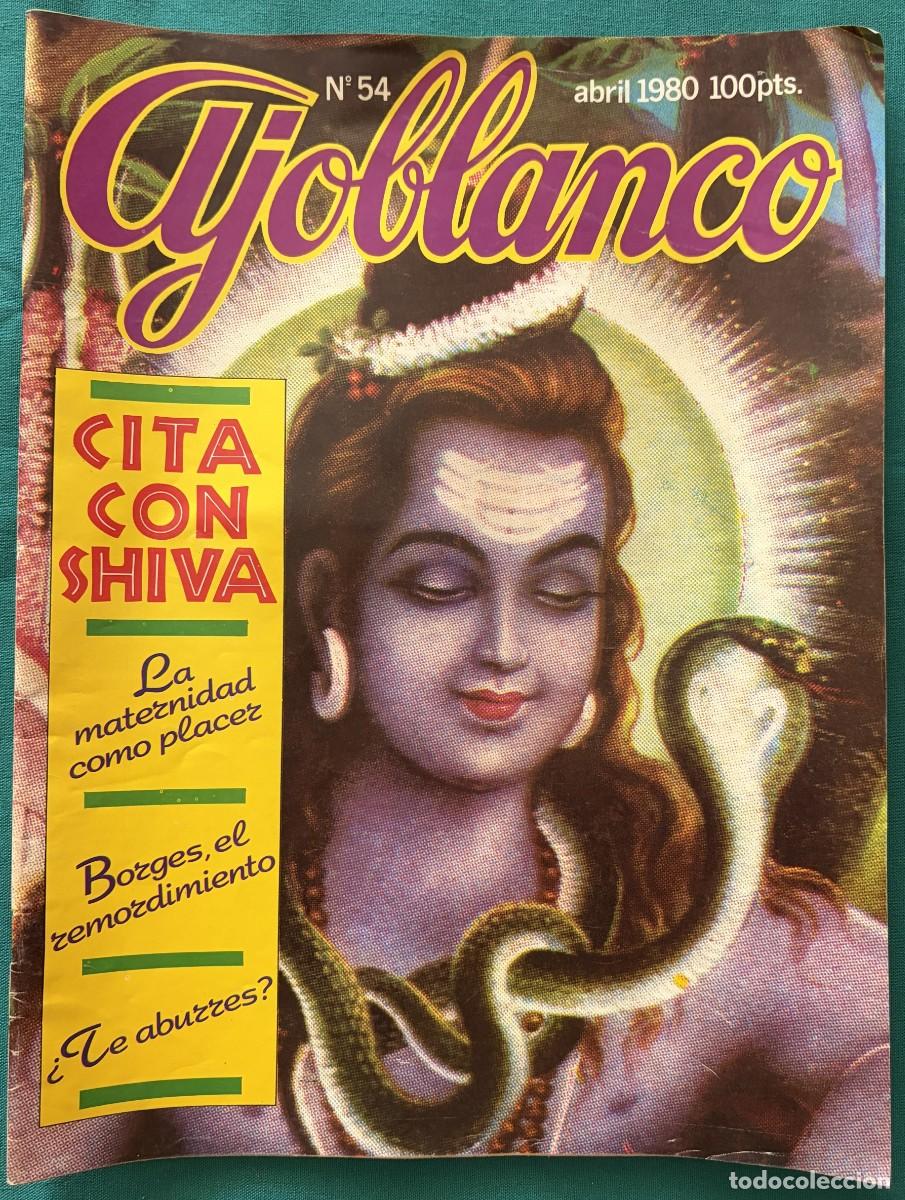 Collectionnisme de Revues et Journaux: RVAJ054, AJOBLANCO, NUMERO 54, CITA CON SHIVA, BORGES EL REMORDIMIENTO, LA MATERNIDAD COMO PLACER,