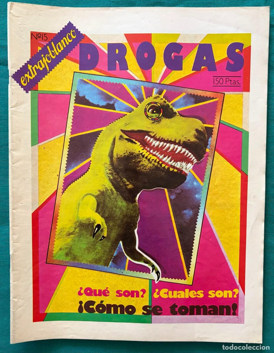 Coleccionismo de revistas y peri&oacute;dicos: RVAJEX15, AJOBLANCO, EXTRA NUMERO 15, DROGAS &iquest;QUE SON?, &iquest;CUALES SON?, &iquest;COMO SE TOMAN?, NOVIEMBRE/DIC
