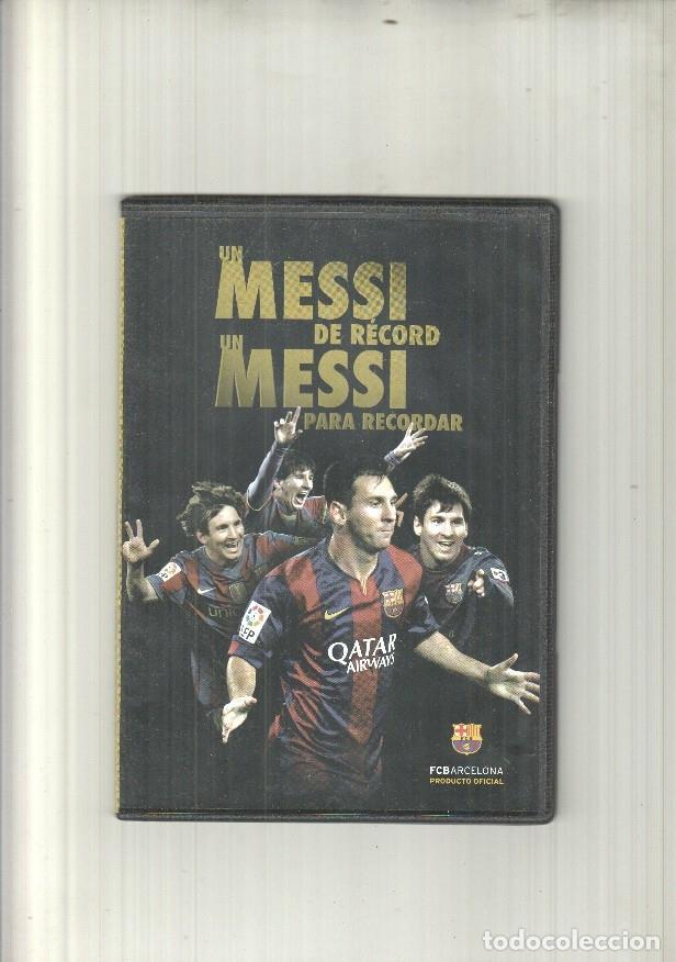 Coleccionismo de revistas y peri&oacute;dicos: DVD: Un Messi de r&eacute;cord. Un Messi para recordar. - Varios