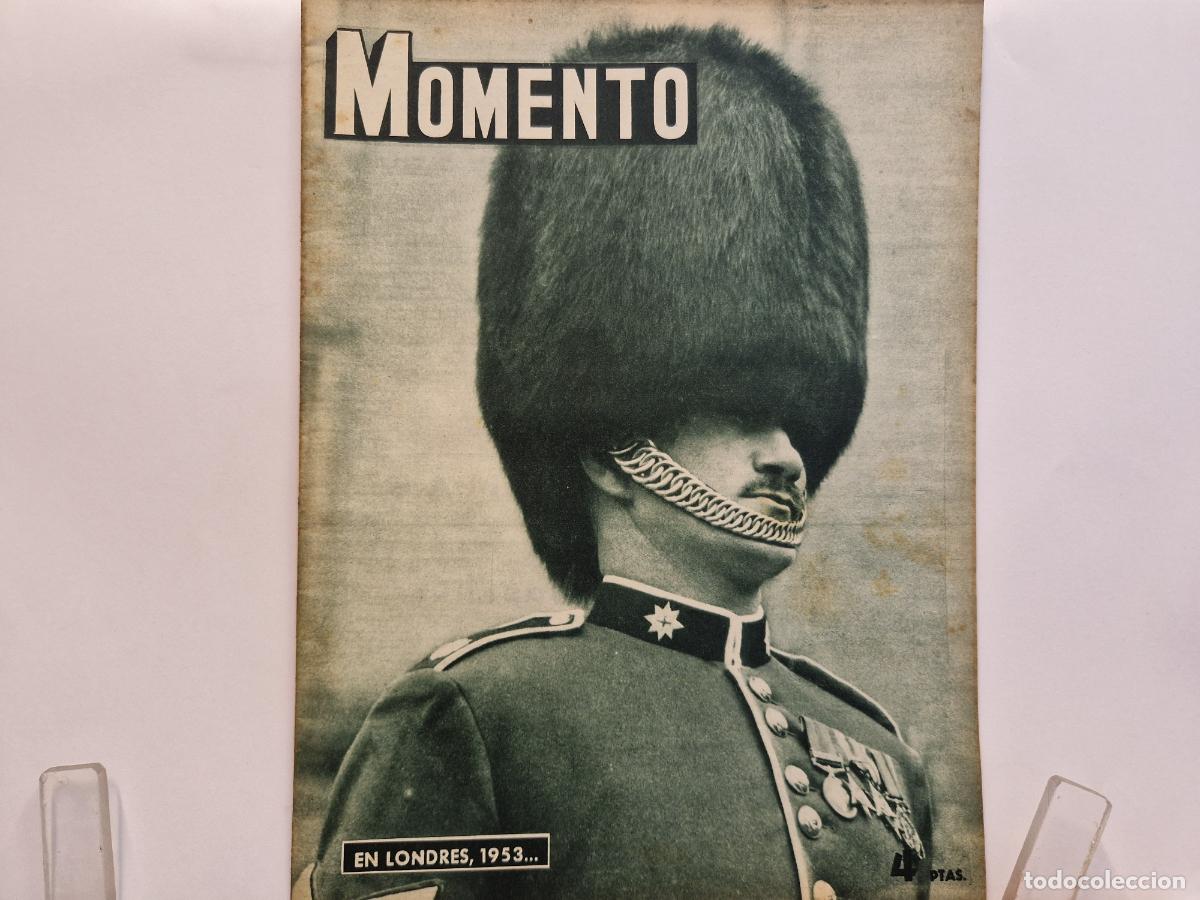 Coleccionismo de revistas y peri&oacute;dicos: REVISTA. MOMENTO. EN LONDRES 1953