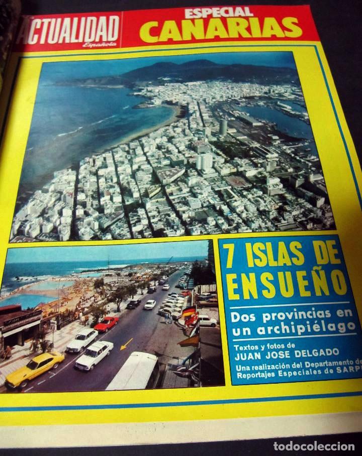 Collection Magazines and Newspapers: ACTUALIDAD ESPA&Ntilde;OLA ESPECIAL ISLAS CANARIAS.. LANZAROTE, LA GOMERA, FUERTEVENTURA, EL TEIDE...