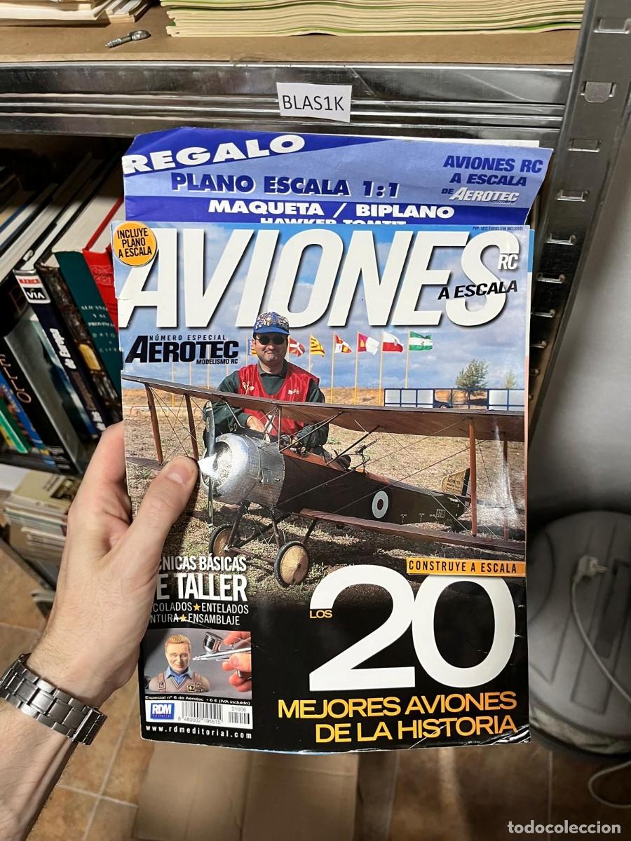 Coleccionismo de revistas y peri&oacute;dicos: BLAS1K Aviones RC a Escala (N&uacute;mero especial Aerotec: Los 20 mejores aviones de la historia), RDM Edi