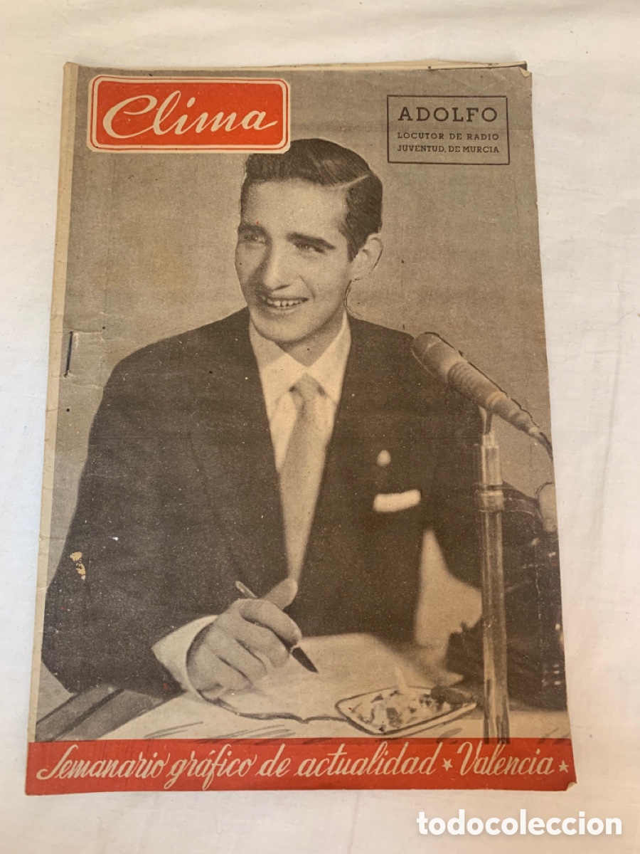 Collectionnisme de Revues et Journaux: Revista antigua CLIMA semanario gr&aacute;fico de actualidad 1957