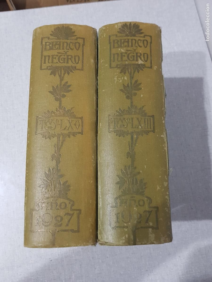 Coleccionismo de revistas y peri&oacute;dicos: REVISTAS ILUSTRADAS BLANCO Y NEGRO TOMO LXIII-TOMO LXV A&Ntilde;O 1927