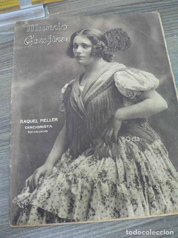 Coleccionismo de revistas y peri&oacute;dicos: Mundo gr&aacute;fico a&ntilde;o XIII, n&uacute;mero 593 14 marzo 1923 - Raquel Meller (portada) - 1923, 1&ordf; ed.