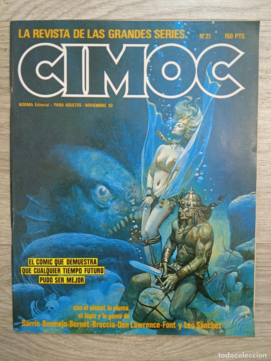 Collectionnisme de Revues et Journaux: La revista de las grandes series. Cimoc. Para adultos. N&ordm;21