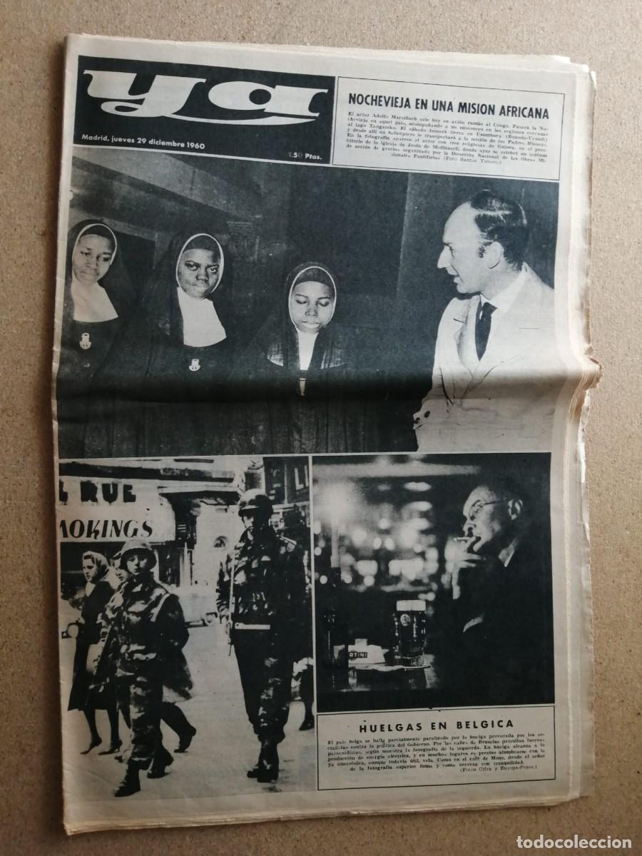 Collectionnisme de Revues et Journaux: PERIODICO YA (29 DICIEMBRE 1960) NOCHEVIEJA EN UNA MISION AFRICANA
