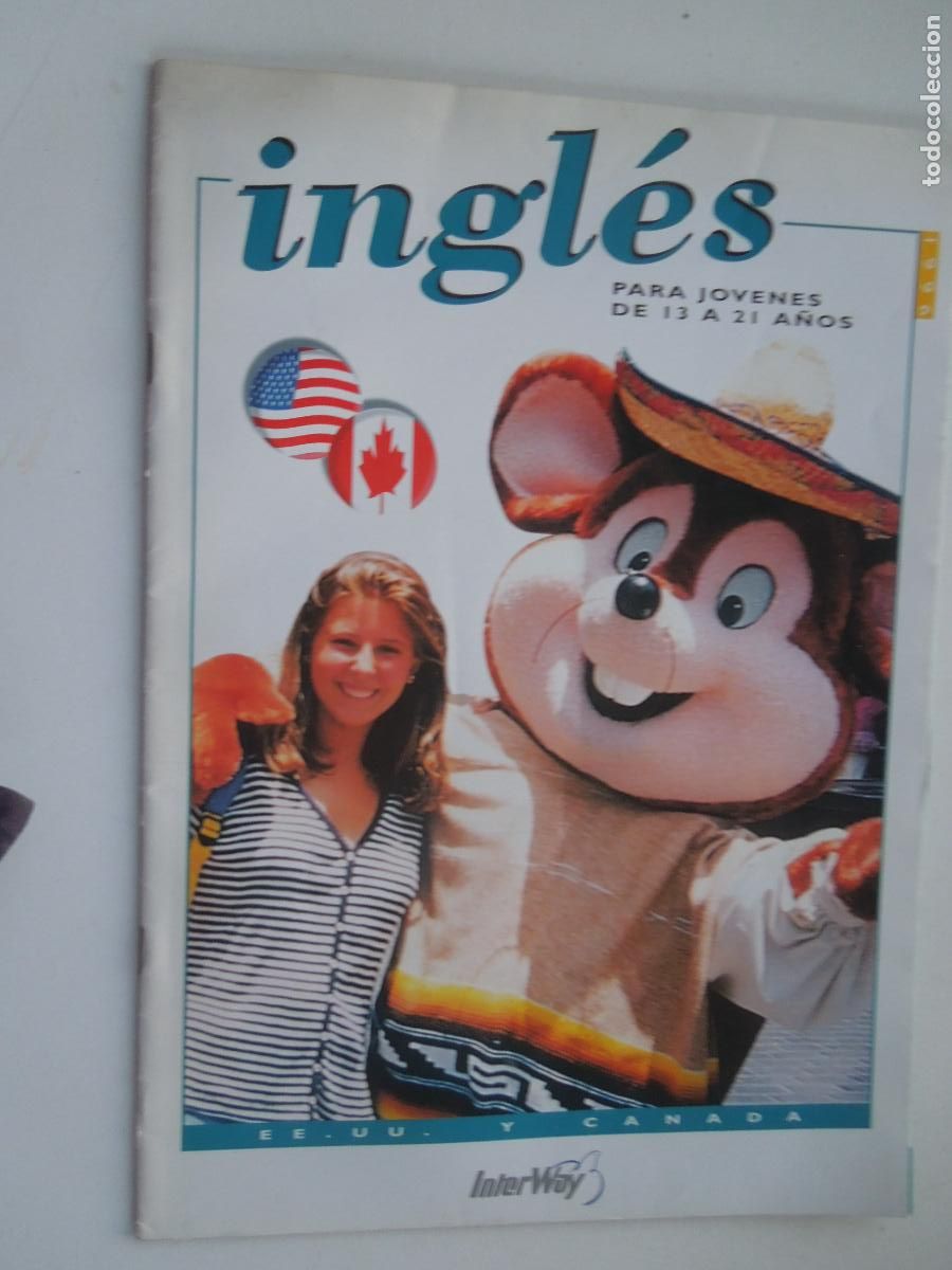 Coleccionismo de revistas y peri&oacute;dicos: INGLES PARA JOVENES DE 13 A 21 A&Ntilde;OS -EE-UU- Y CANADA -INTERWOY -1996 - TALLERES DE CONVIVENCIA