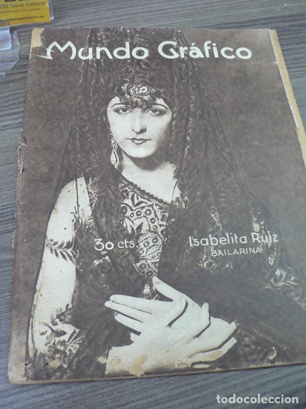 Coleccionismo de revistas y peri&oacute;dicos: Mundo gr&aacute;fico a&ntilde;o XIII, n&uacute;mero 618, 5 septiembre 1923 - 1923, 1&ordf; ed. - Isabelita Ruiz (bailarina)