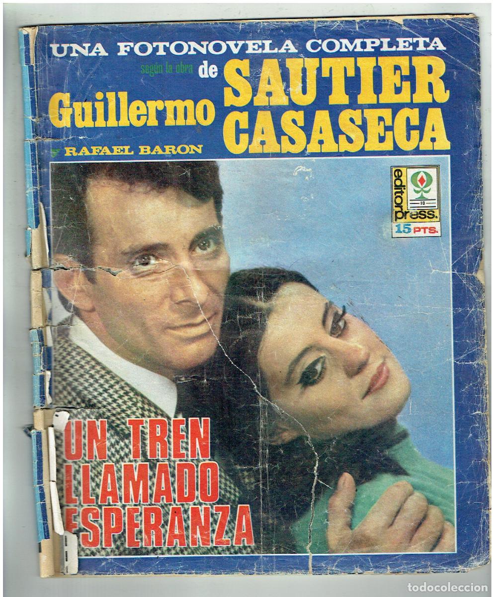 Coleccionismo de revistas y peri&oacute;dicos: FOTONOVELA. GUILLERMO SAUTIER CASASECA. UN TREN LLAMADO ESPERANZA, FOTO: FRANCISCO VALS,(ST/PS)