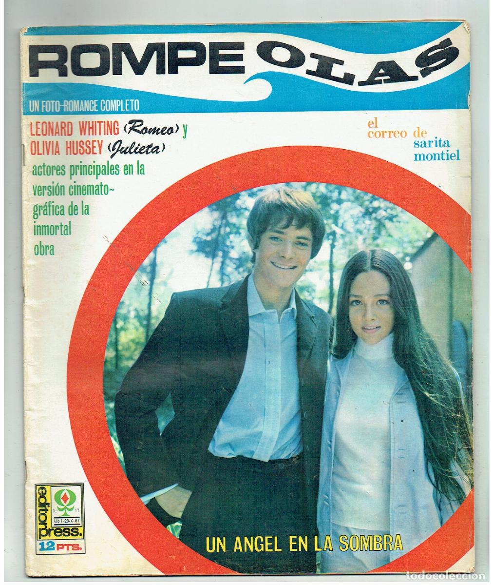 Coleccionismo de revistas y peri&oacute;dicos: FOTONOVELA. ROMPE OLAS. N&ordm; 17. UN &Aacute;NGEL EN LA SOMBRA. FOTOS: SARITA MONTIEL, (ST/PS)