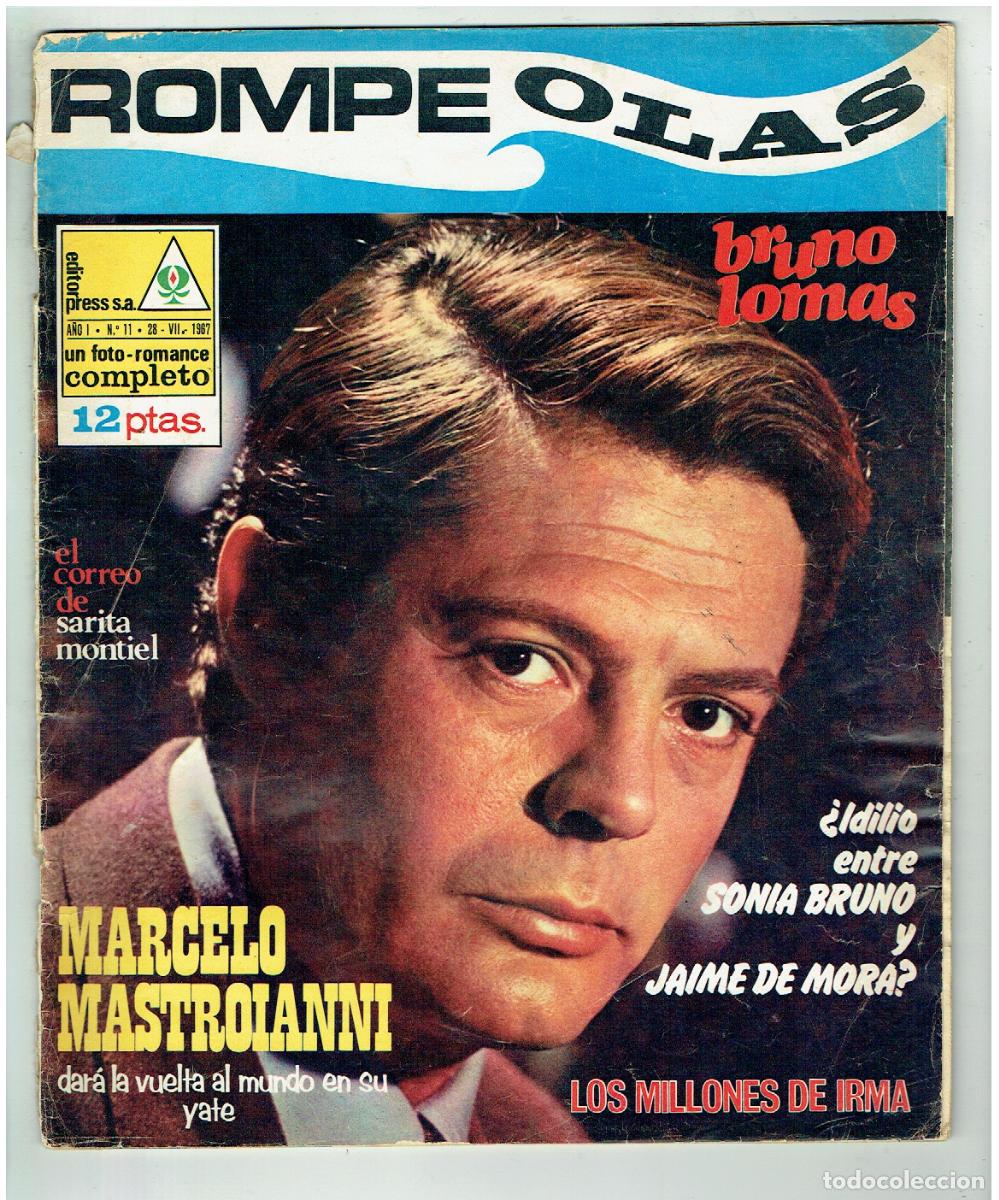 Coleccionismo de revistas y peri&oacute;dicos: FOTONOVELA. ROMPE OLAS. N&ordm; 11. LOS MILLONES DE IRMA. FOTOS: SARITA MONTIEL, BRUNO LOMAS. (ST/PS)