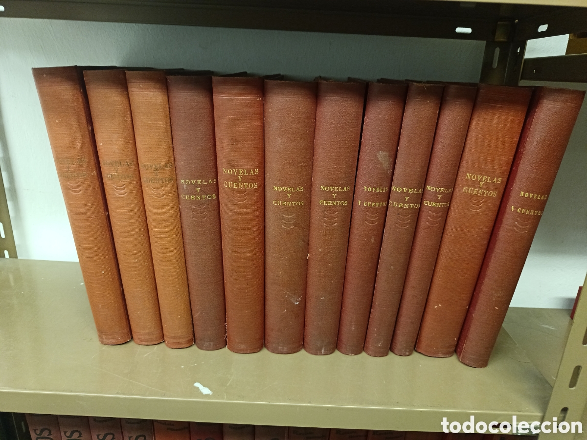Coleccionismo de revistas y peri&oacute;dicos: 12 TOMOS REVISTA LITERARIA NOVELAS Y CUENTOS , A&Ntilde;OS 40 .