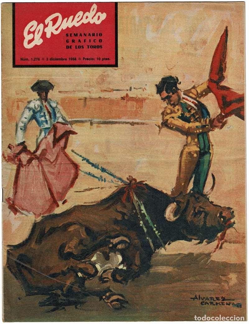 Coleccionismo de revistas y peri&oacute;dicos: Revista El Ruedo N&ordm; 1276, 3 diciembre 1968